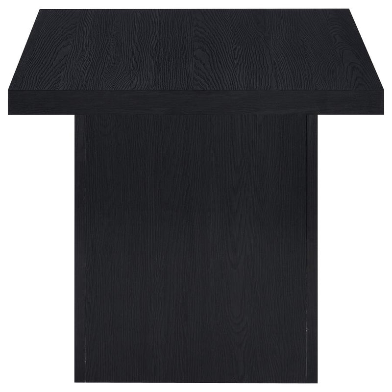 Max 3-piece Rectangular Coffee and End Table Set Black-zoom-