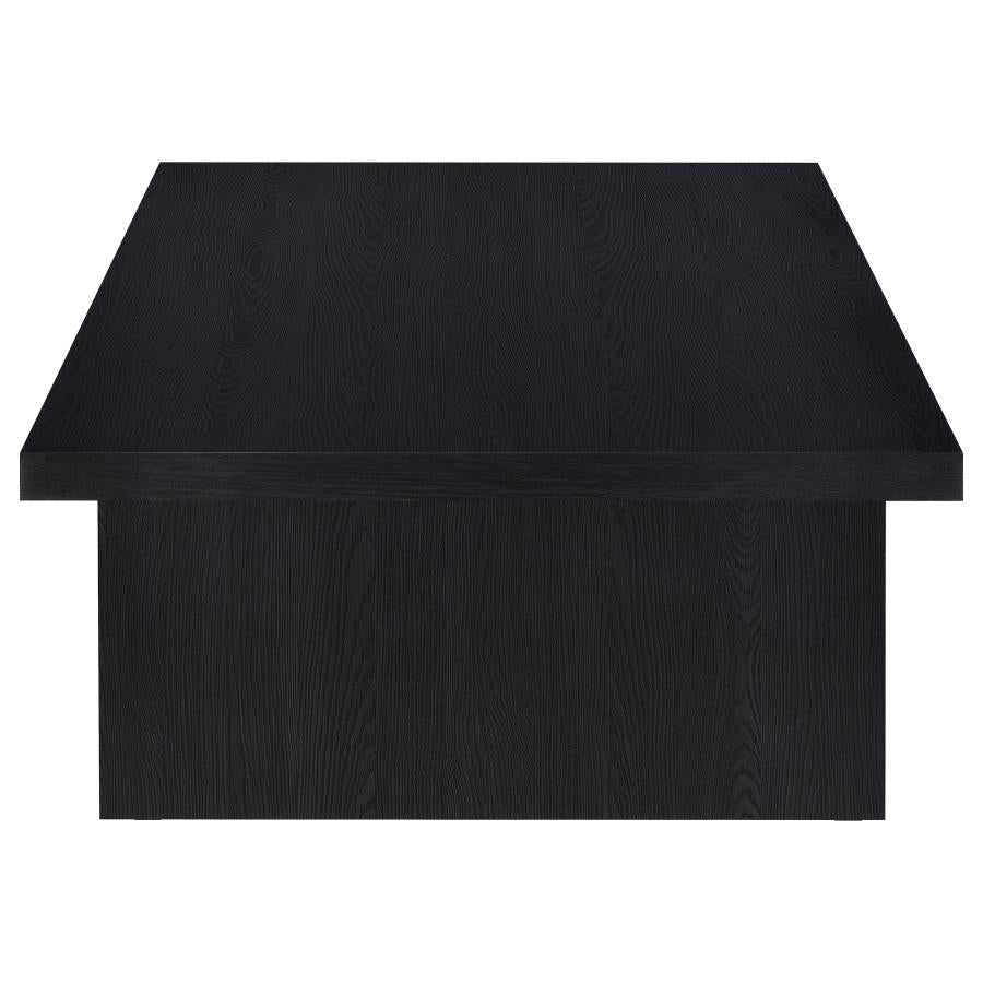 Max 3-piece Rectangular Coffee and End Table Set Black-12