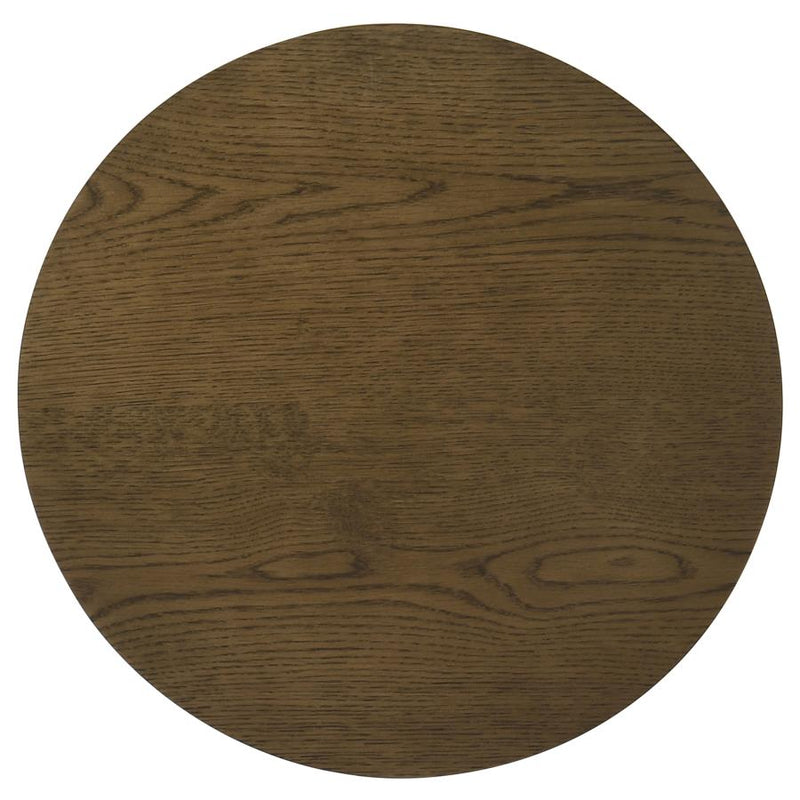 Ottowa 3-piece Round Wood Coffee Table Set Brown-zoom-