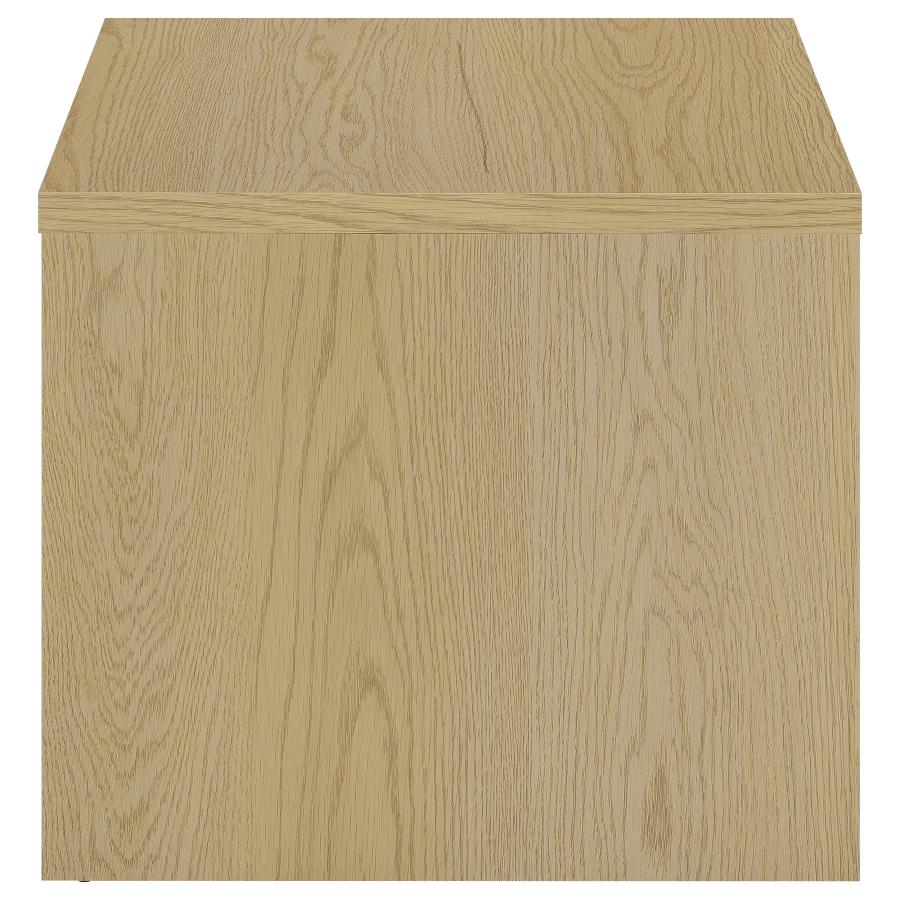 Canoga 3-piece Lift Top Cocktail Coffee Table Set Light Oak-7