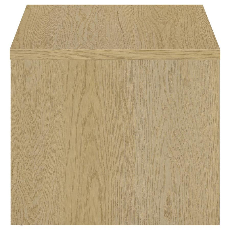 Canoga 3-piece Lift Top Cocktail Coffee Table Set Light Oak-zoom-