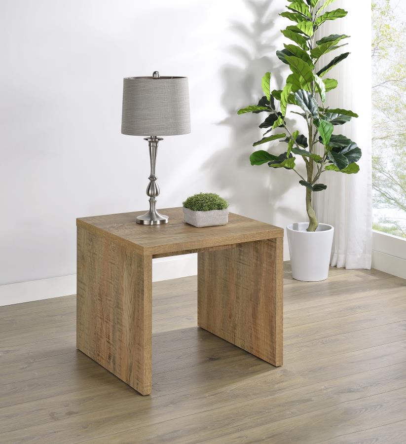 Canoga Engineered Wood Accent Side End Table Mango-zoom-2