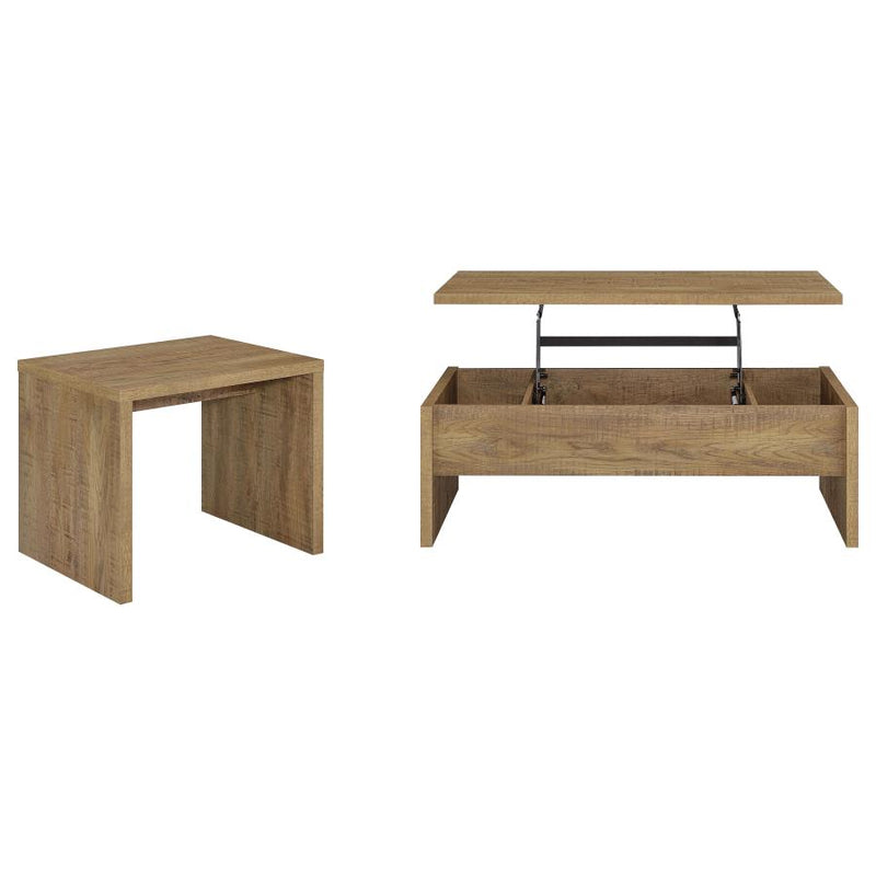 Canoga 2-piece Lift Top Cocktail Coffee Table Set Mango-zoom-