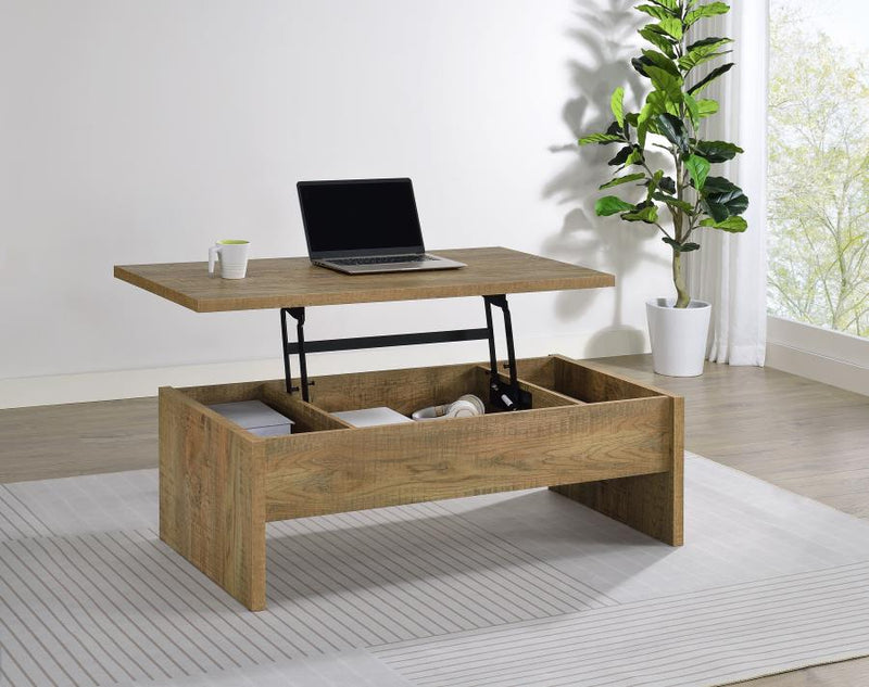 Canoga Engineered Wood Lift Top Cocktail Coffee Table Mango-zoom-