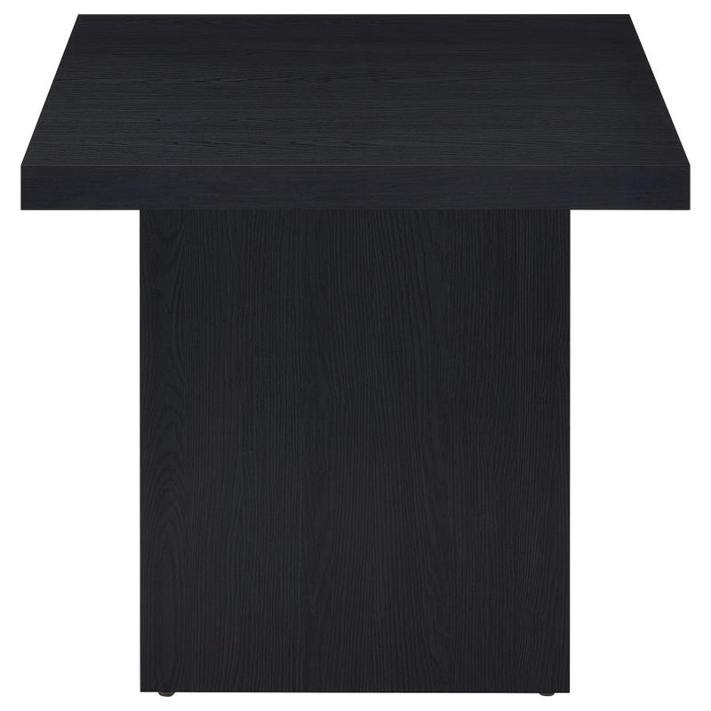 Devar 3-piece Square Cocktail Coffee End Table Set Black-zoom-