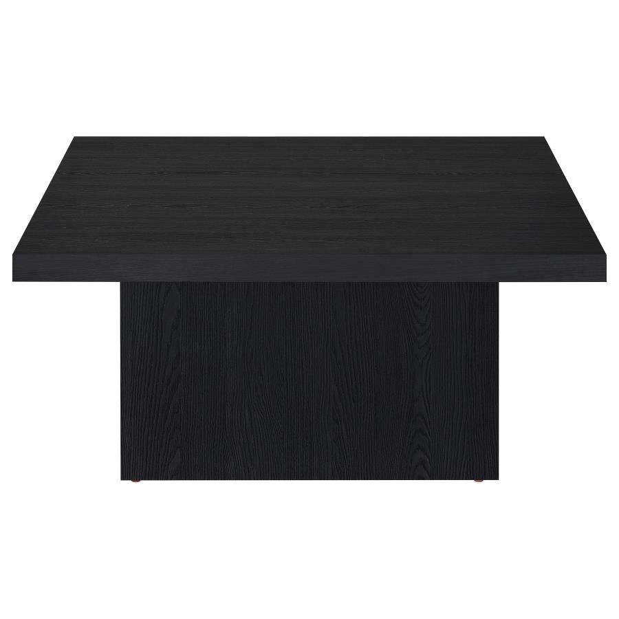 Devar 3-piece Square Cocktail Coffee End Table Set Black-9