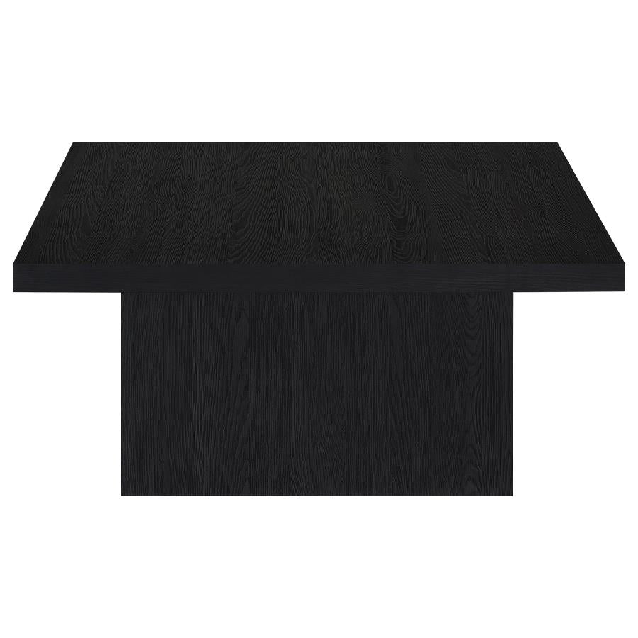 Devar Square Engineered Wood Cocktail Coffee Table Black-6