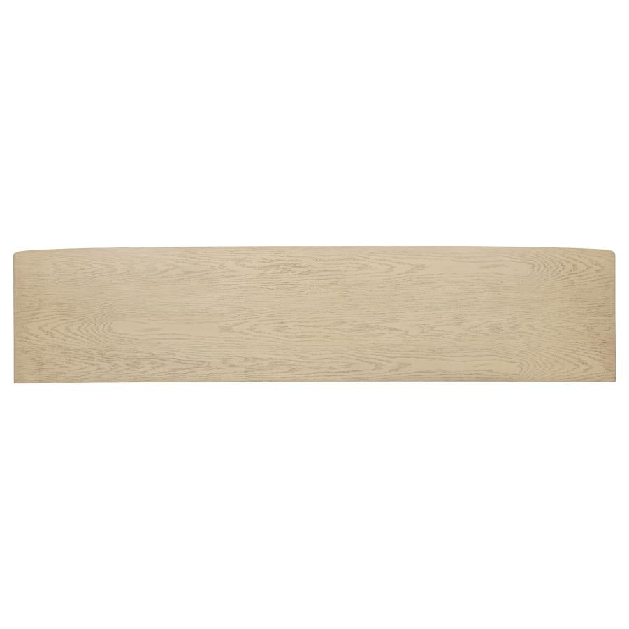 Kailani 79-inch 4-door Cane TV Stand Media Console Beige Oak-9