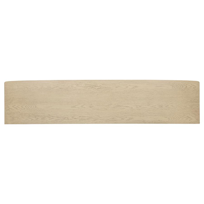 Kailani 79-inch 4-door Cane TV Stand Media Console Beige Oak-zoom-