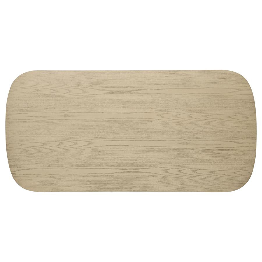 Kailani 3-piece Coastal Coffee and End Table Set Beige Oak-10
