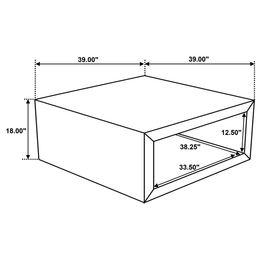 Benton Square Solid Mango Wood Coffee Table Natural-zoom-11