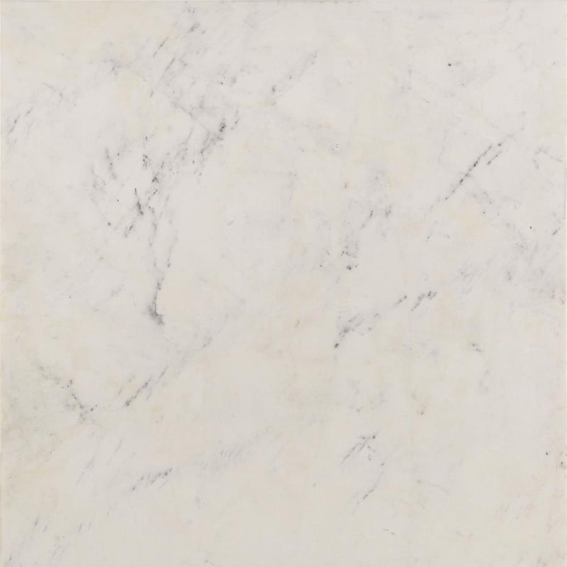 Tobin Square Marble Top End Table White and Black-zoom-