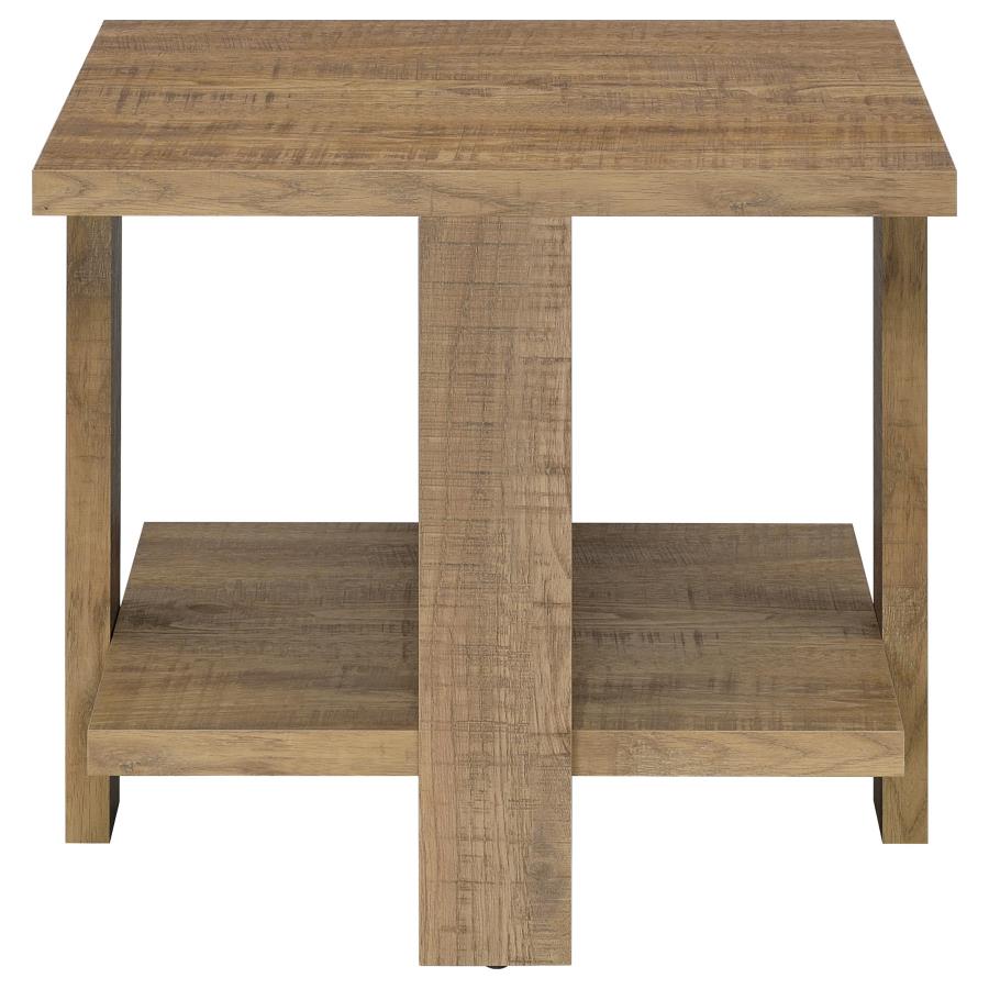 Dawn 3-piece Round Coffee and End Table Set Mango Brown-zoom-4