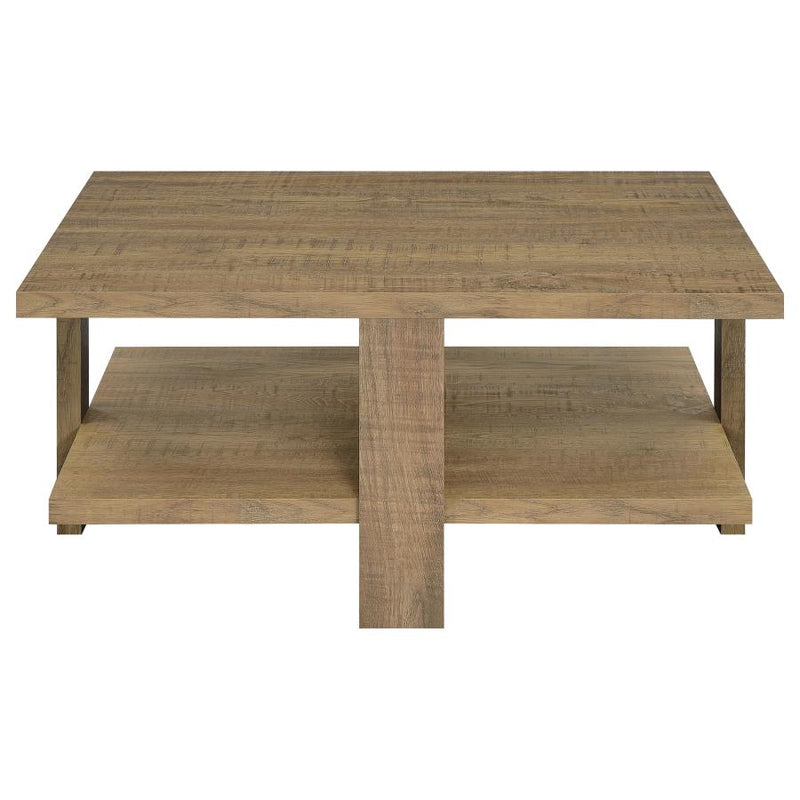 Dawn Square Engineered Wood Coffee Table Mango Brown-zoom-