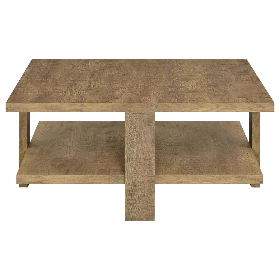 Dawn Square Engineered Wood Coffee Table Mango Brown-zoom-4
