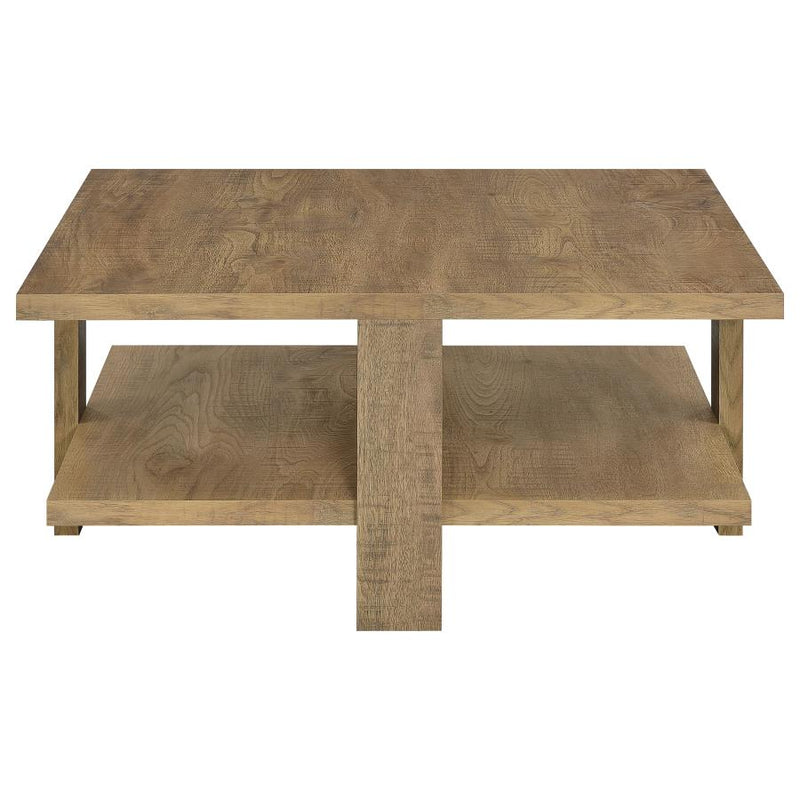 Dawn Square Engineered Wood Coffee Table Mango Brown-zoom-