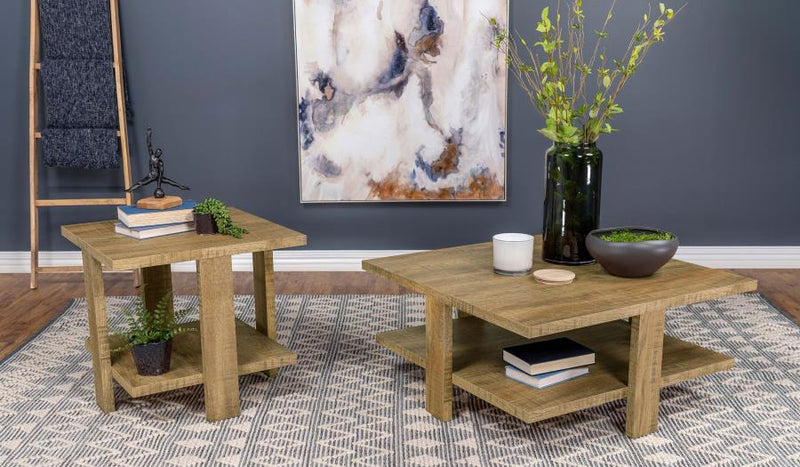 Dawn Square Engineered Wood Coffee Table Mango Brown-zoom-