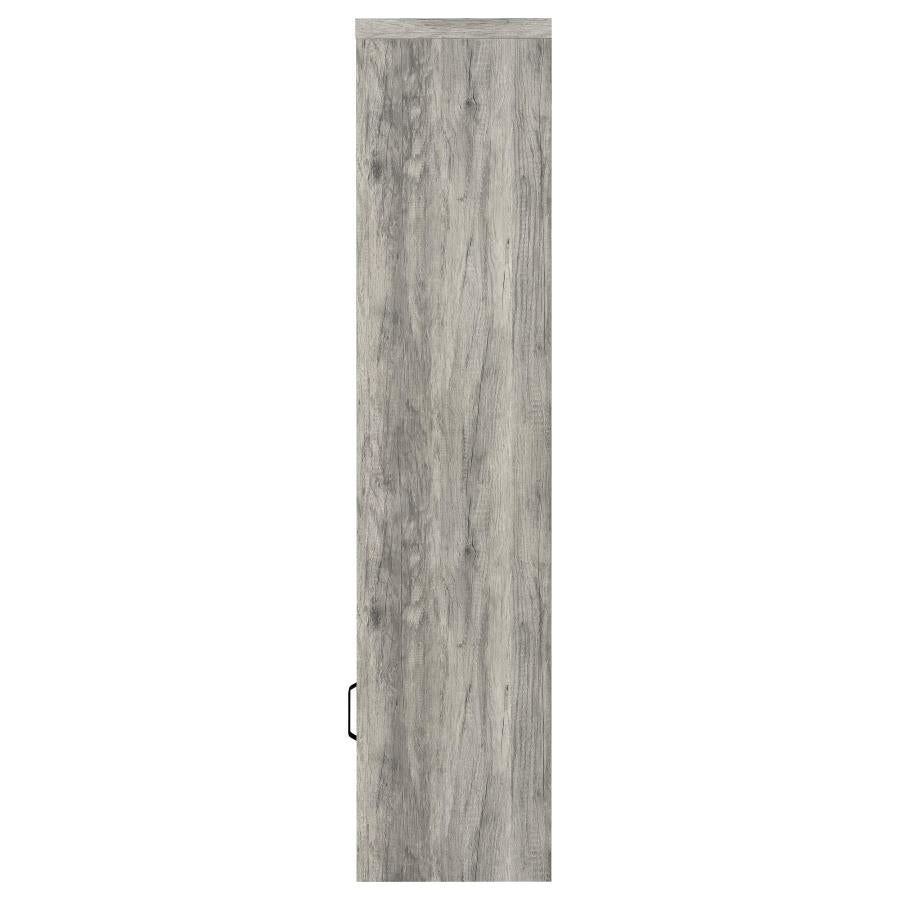 Burke 3-shelf Engineered Wood Media Tower Grey Driftwood-zoom-5