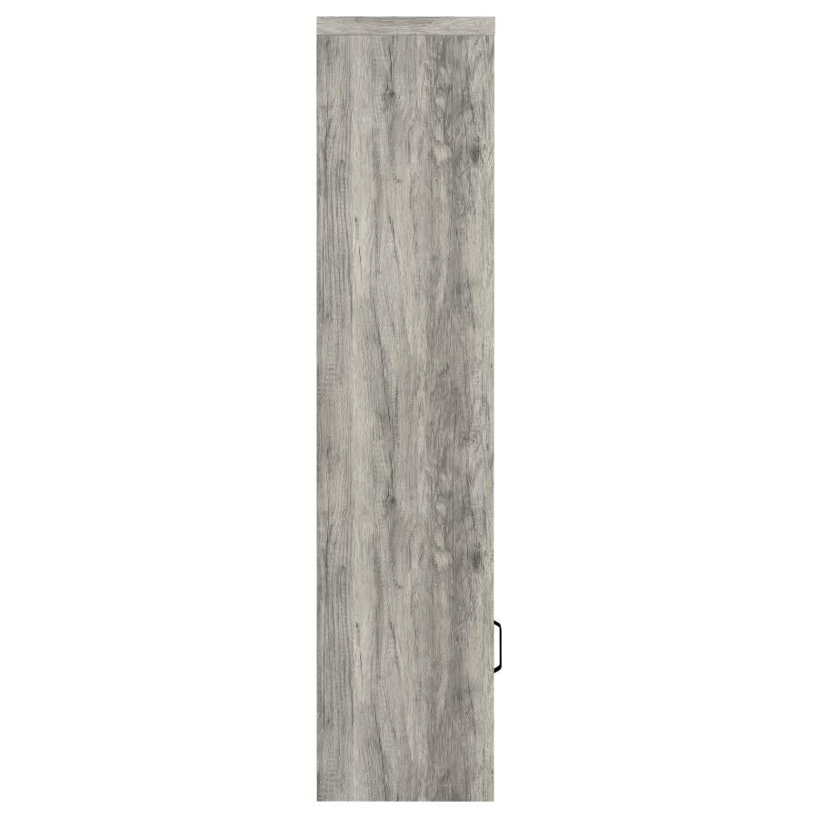 Burke 3-shelf Engineered Wood Media Tower Grey Driftwood-zoom-8