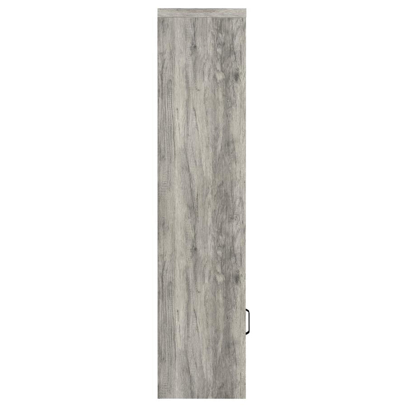 Burke 3-shelf Engineered Wood Media Tower Grey Driftwood-zoom-