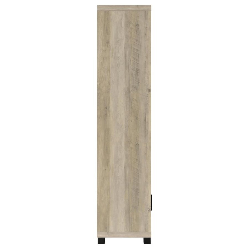 Sachin 3-shelf Engineered Wood Media Tower Distressed Pine-zoom-