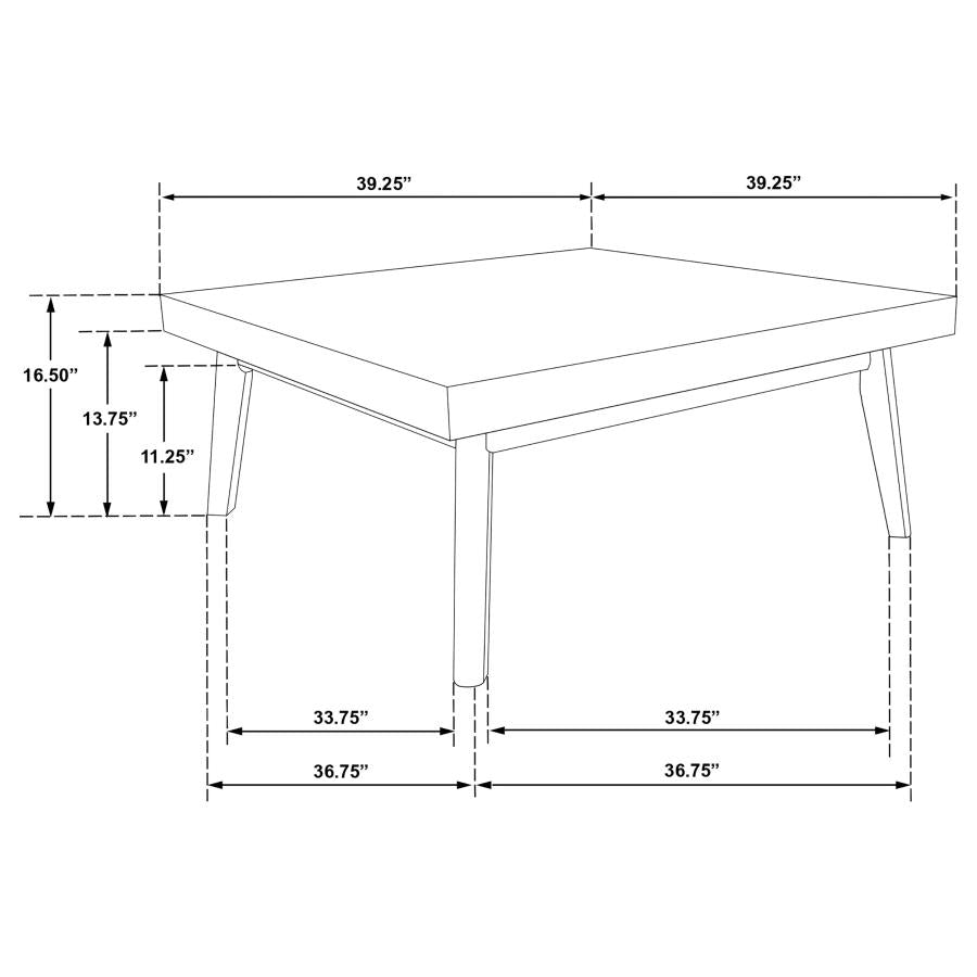 Westerly 2-piece Square Coffee and End Table Set Walnut-zoom-12
