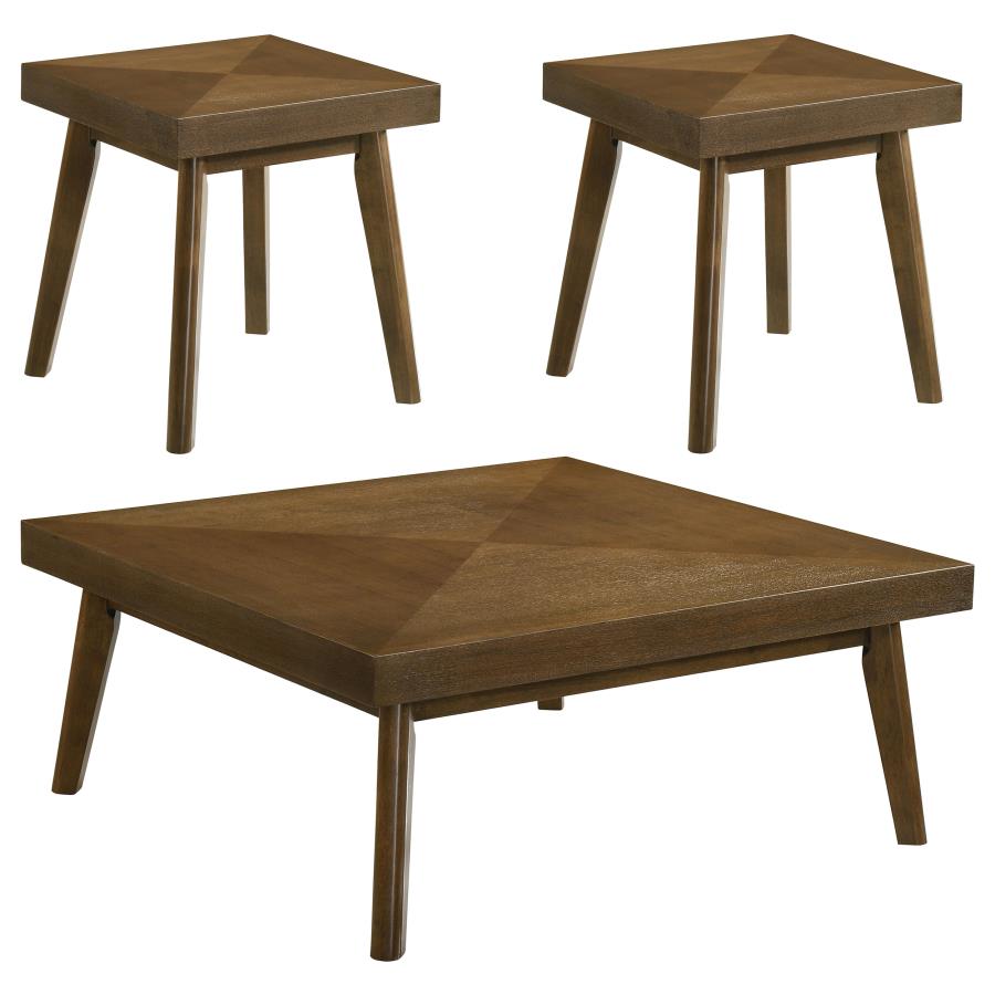 Westerly 3-piece Square Coffee and End Table Set Walnut-zoom-2