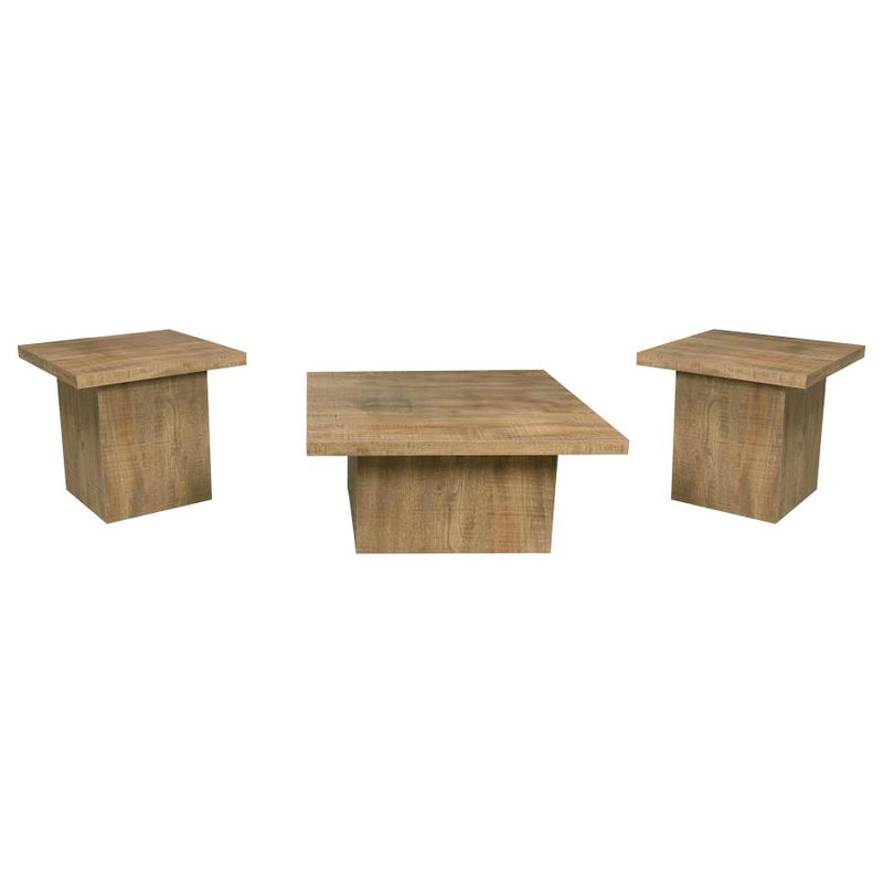 Devar 3-piece Square Coffee and End Table Set Mango-zoom-