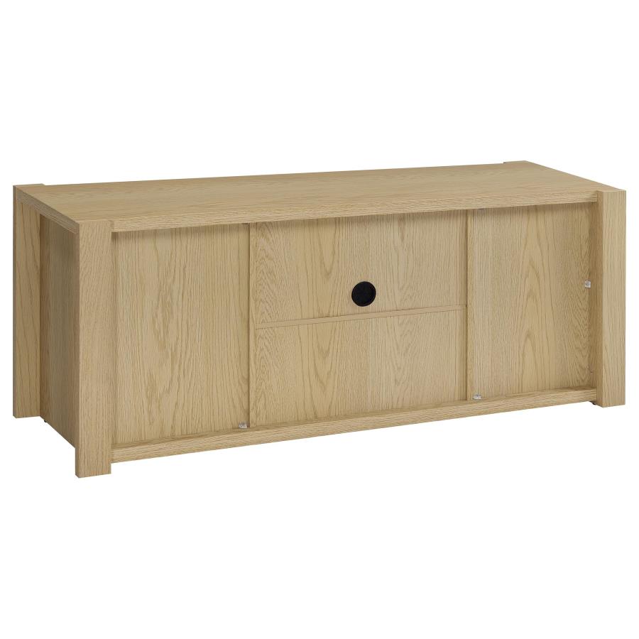 Laurelton 3-piece Entertainment Center TV Stand Light Oak-zoom-8