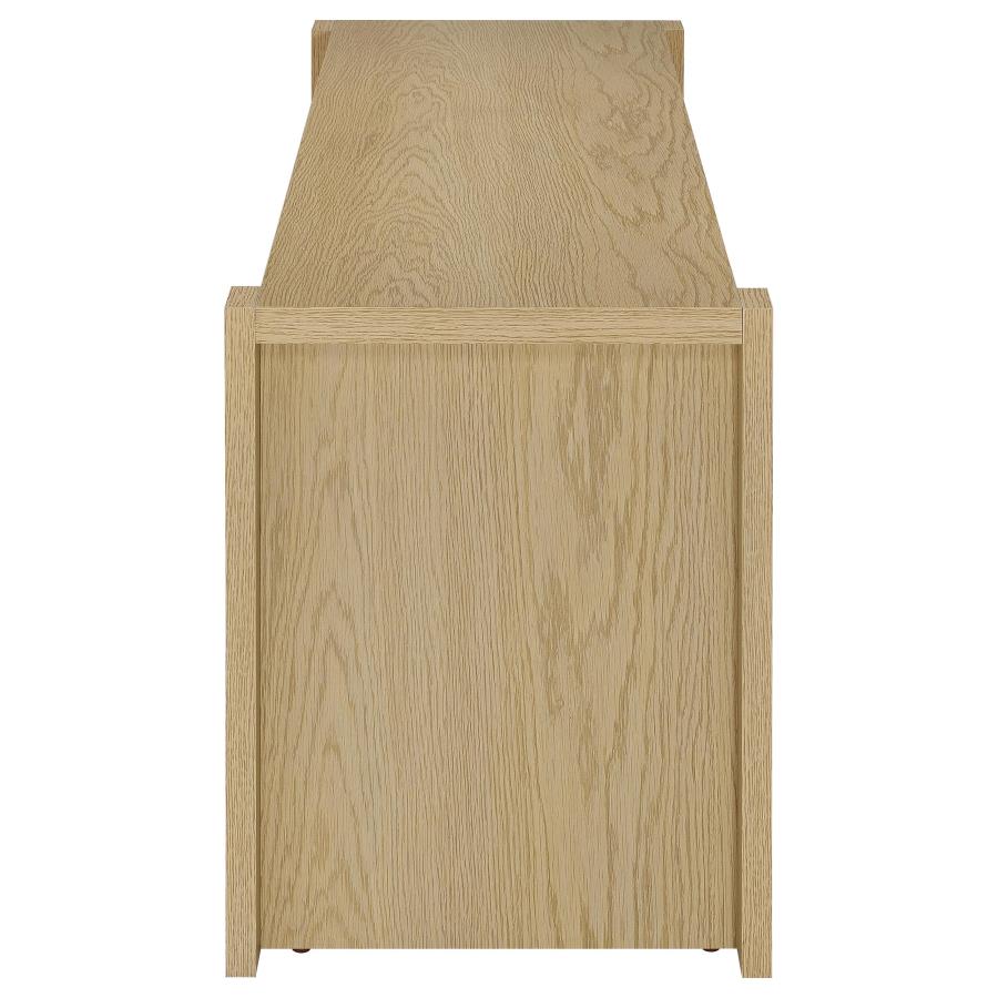 Laurelton 60-inch 2-door TV Stand Media Console Light Oak-6