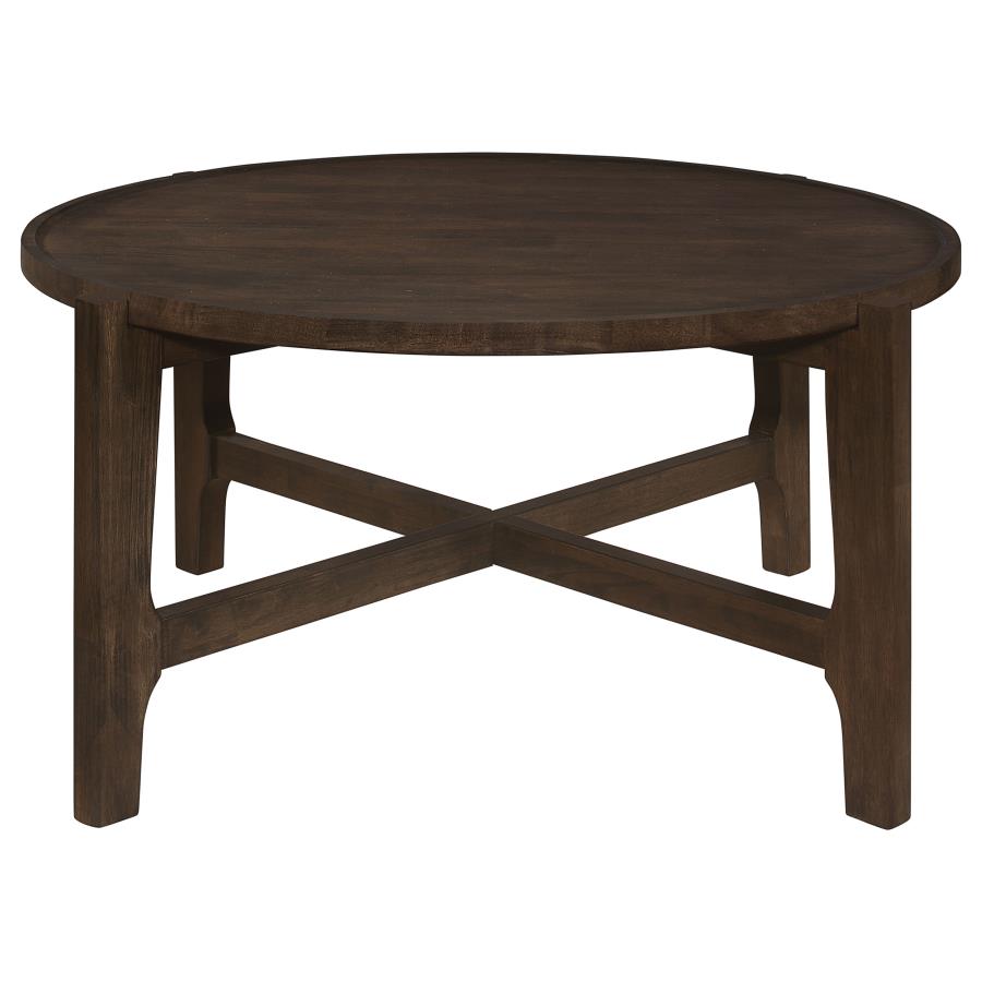 Cota 2-piece Solid Wood Coffee and End Table Set Dark Brown-zoom-8
