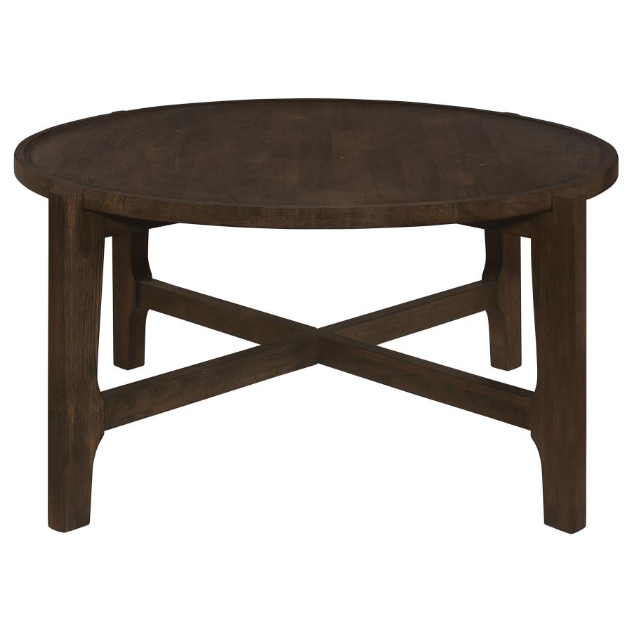Cota 3-piece Solid Wood Coffee and End Table Set Dark Brown-zoom-9