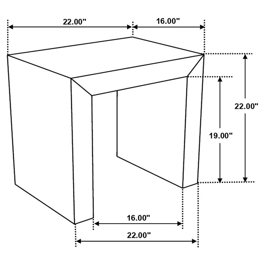 Odilia Rectangular Solid Wood End Table Auburn-7