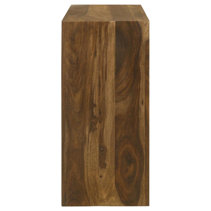 Odilia Rectangular Solid Wood Entryway Console Table Auburn-4