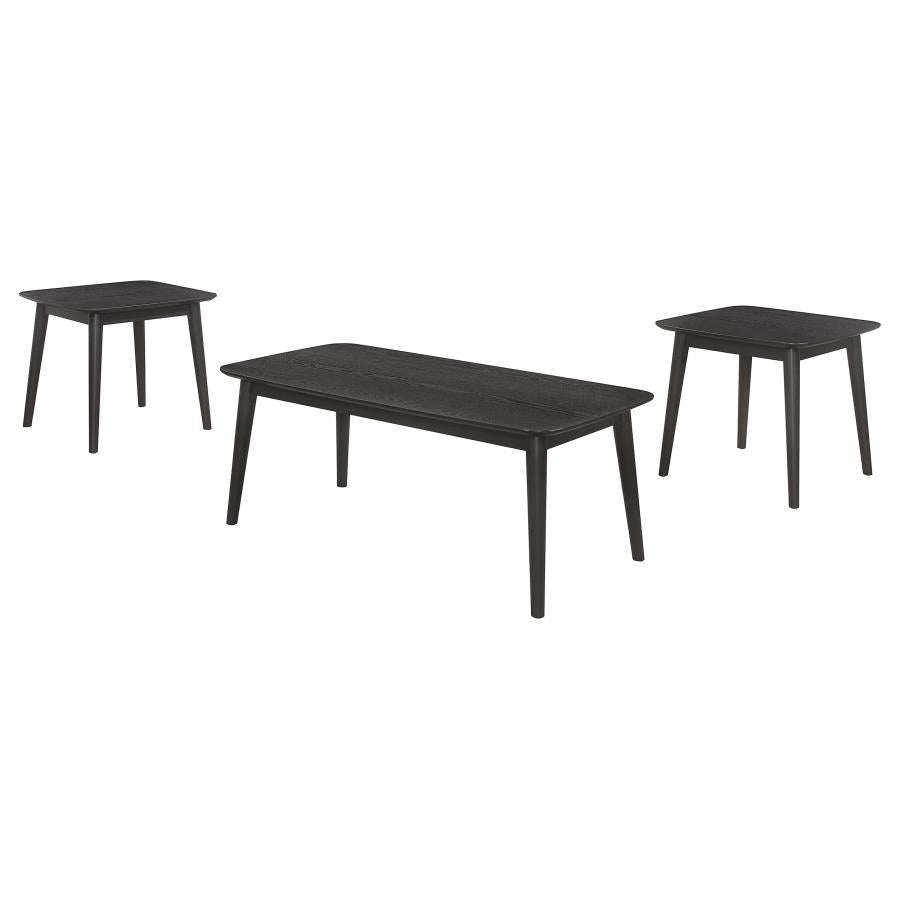 Radley 3-piece Rectangular Coffee Table Set Black-zoom-2