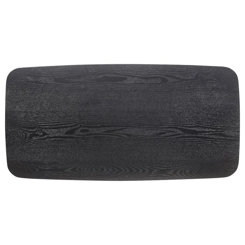 Radley 3-piece Rectangular Coffee Table Set Black-zoom-