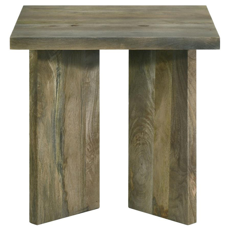 Andando 2-piece Coffee and End Table Set Mango Brown-zoom-