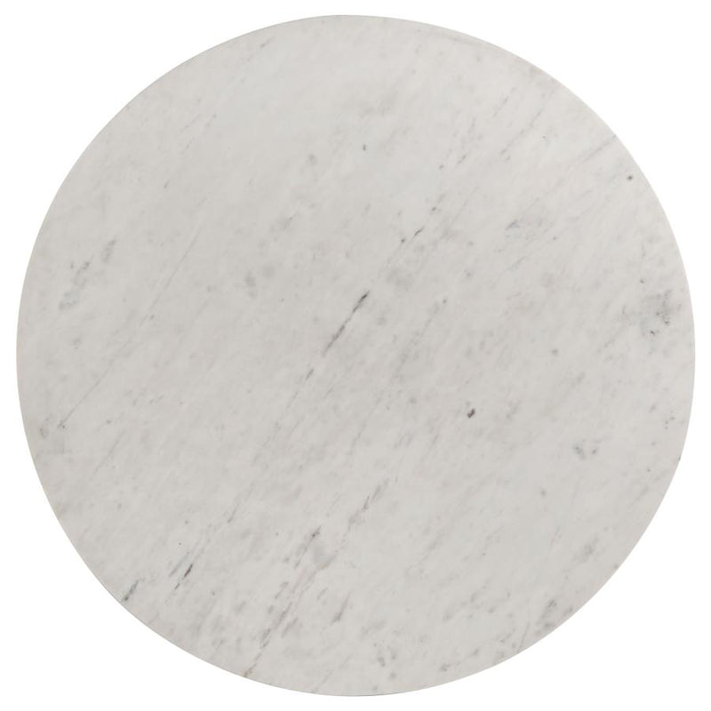Astoria 2-piece Marble Coffee and End Table Set White-zoom-