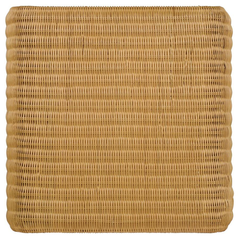 Cahya Square Woven Rattan End Table Natural-zoom-