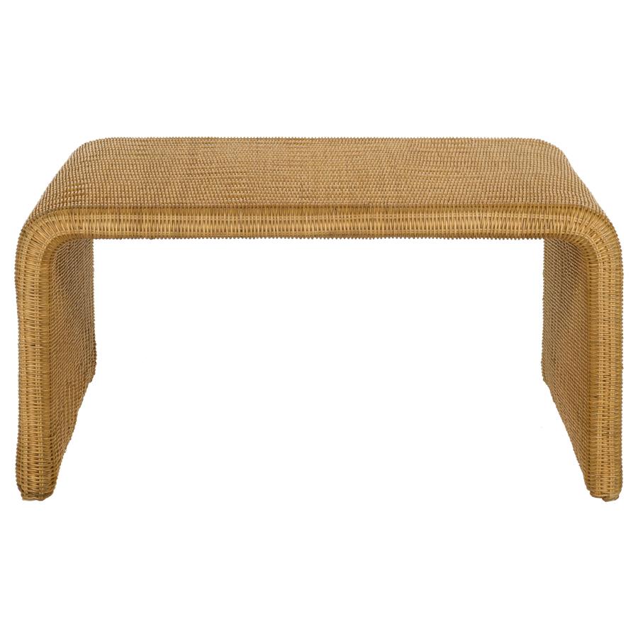 Cahya 2-piece Rattan Coffee and End Table Set Natural-zoom-7