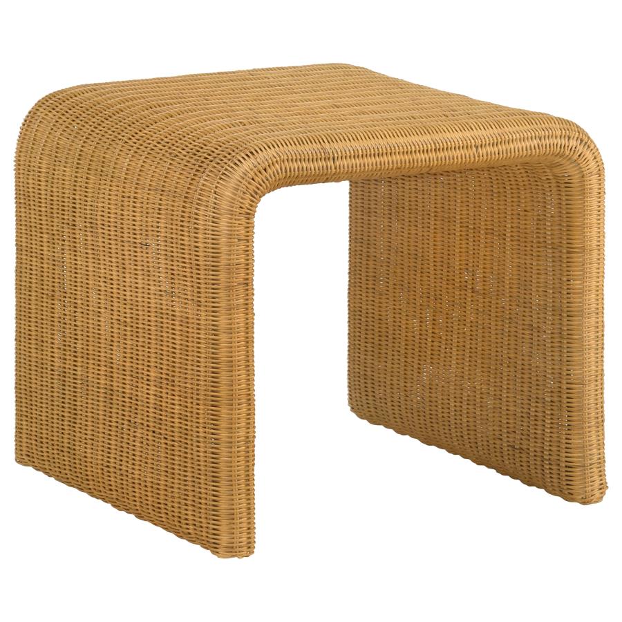 Cahya 3-piece Rattan Coffee and End Table Set Natural-3