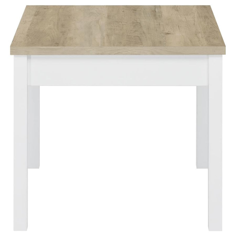 Stacie 3-piece Coffee Table Set Distressed Pine and White-zoom-