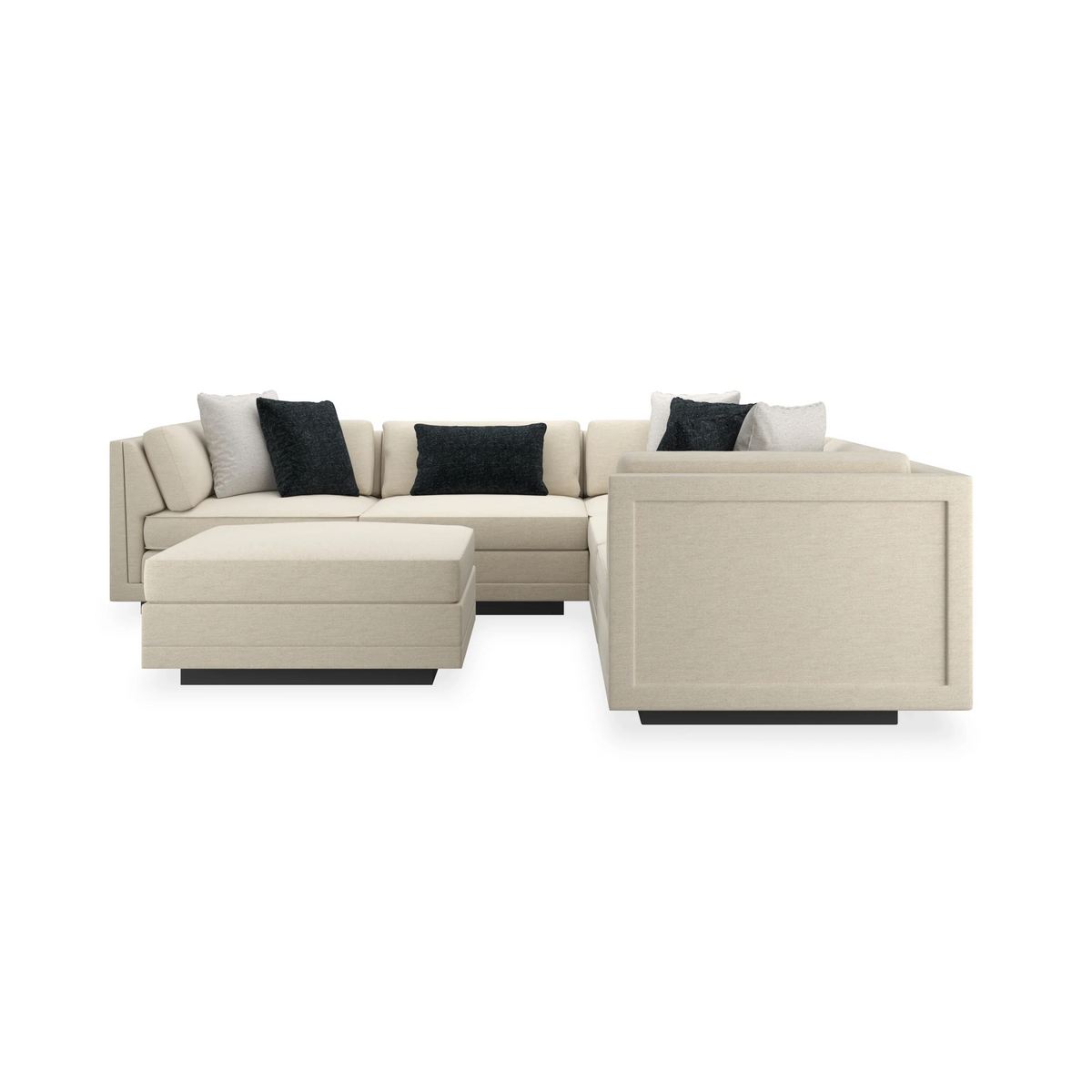 Caracole Fusion Sectional – top view – Lusso Furniture Miami