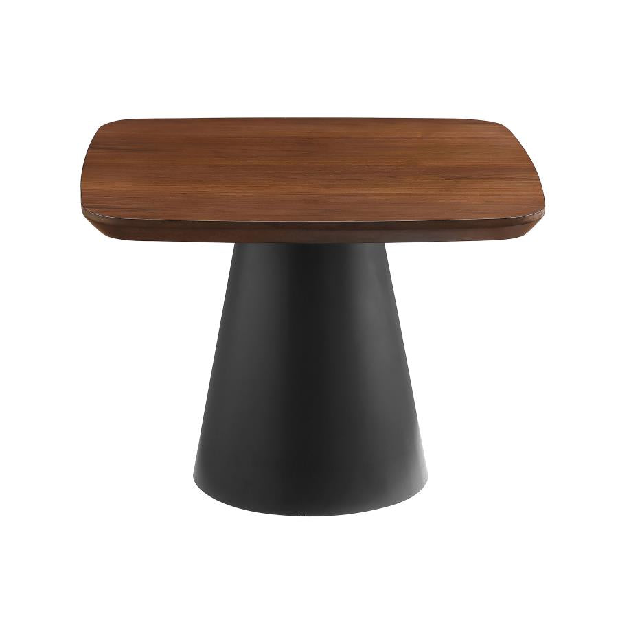 Eason 2-piece Coffee Table Set Walnut and Black-zoom-7