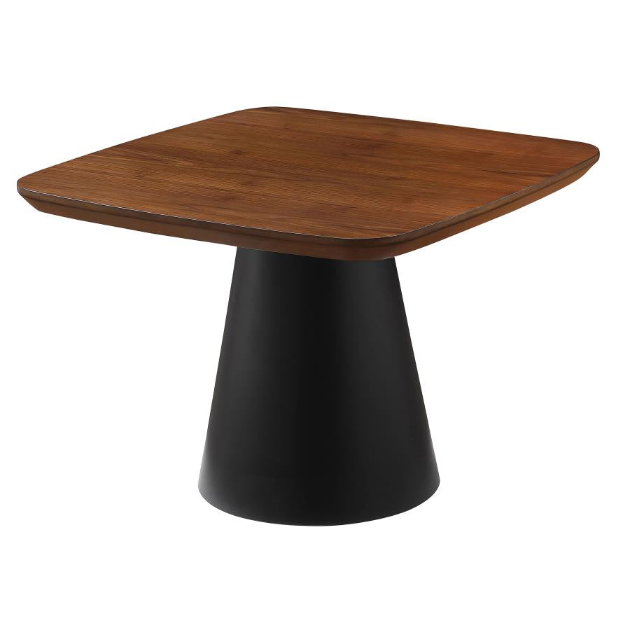 Eason 2-piece Coffee Table Set Walnut and Black-zoom-8