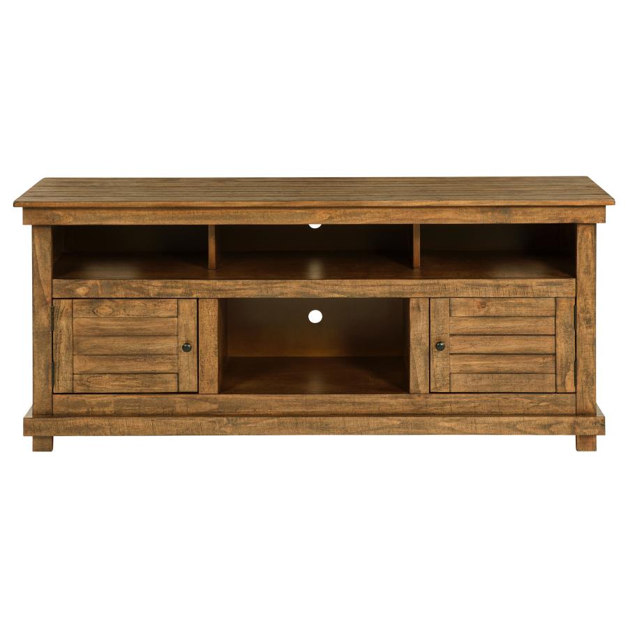 Payne 60-inch TV Stand Media Console Distressed Brown-3