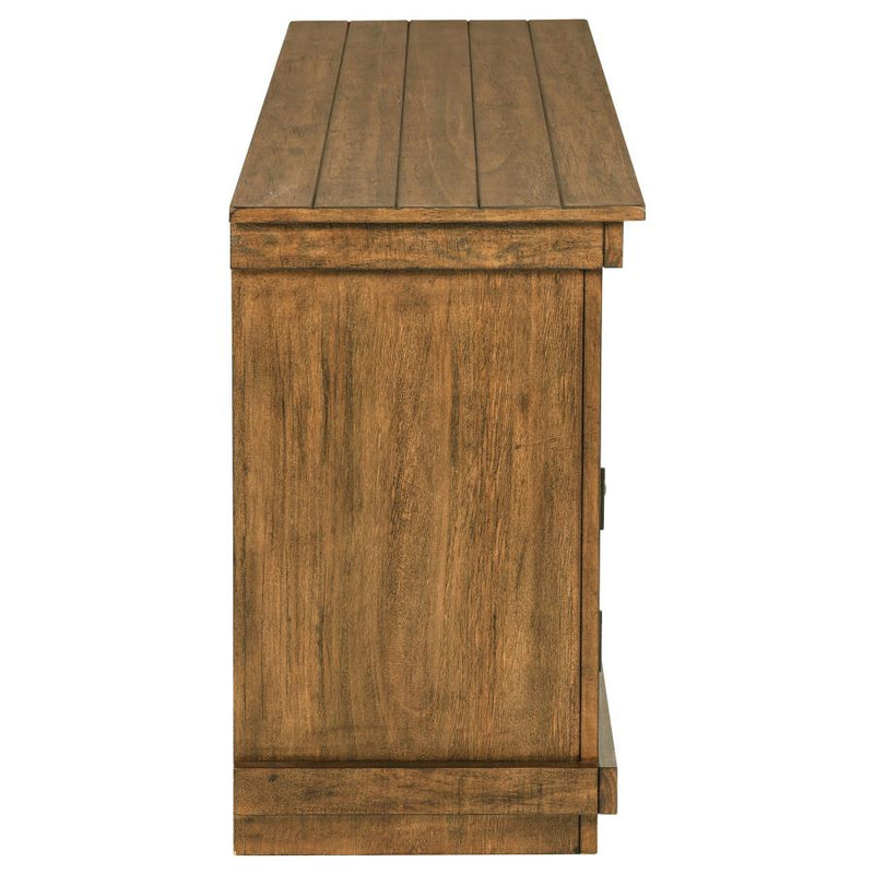 Payne 60-inch TV Stand Media Console Distressed Brown-zoom-