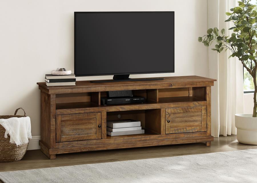 Payne 70-inch TV Stand Media Console Distressed Brown-2