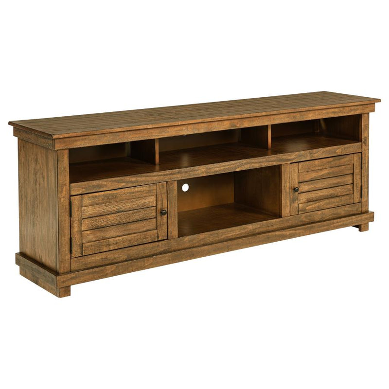 Payne 70-inch TV Stand Media Console Distressed Brown-zoom-