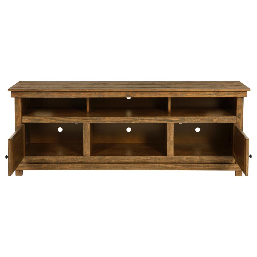 Payne 70-inch TV Stand Media Console Distressed Brown-zoom-4